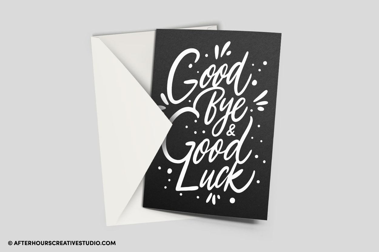 A size, long edge Silk Greeting Card on premium 350gsm, with double-sided printing.