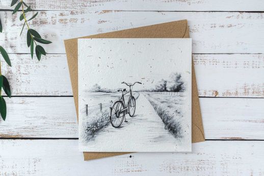 bicycle greeting  card