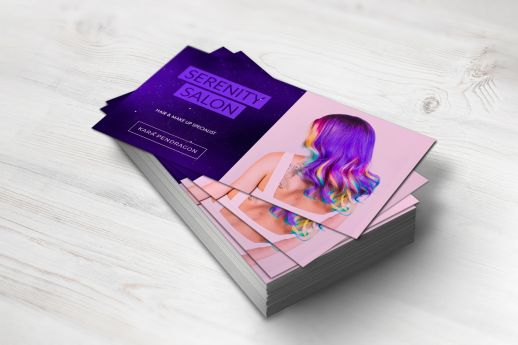 Premium Matt Laminated business cards with double-sided printing on 450gsm.