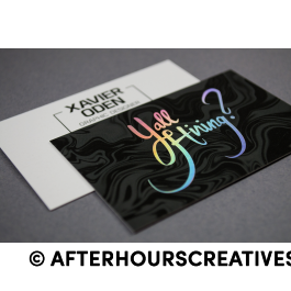 Acrylic Business Cards  Holographic Foiling Business Cards – BcardsCreation
