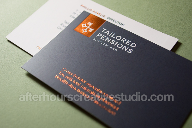 Copper Foil Business Card