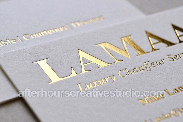 Foil Stamping Printing &amp; Hot Foiling | After Hours Creative